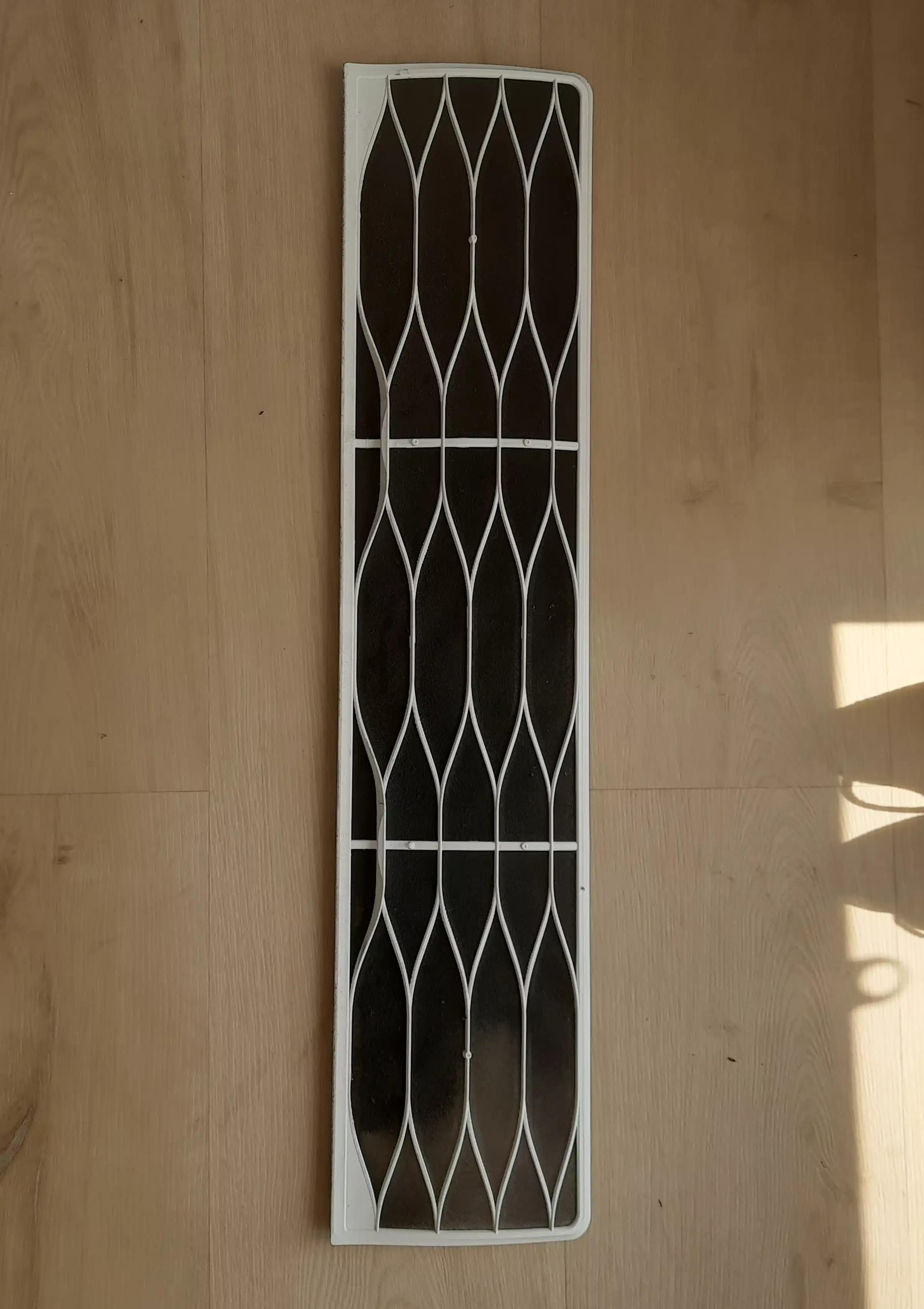 Vervuild airco-filter vóór reiniging